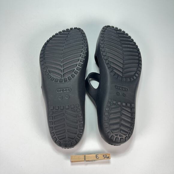 Crocs Kadee II Black Slip On Lightweight Comfort Casual Sandal Women’s Size 10 - Picture 8 of 8